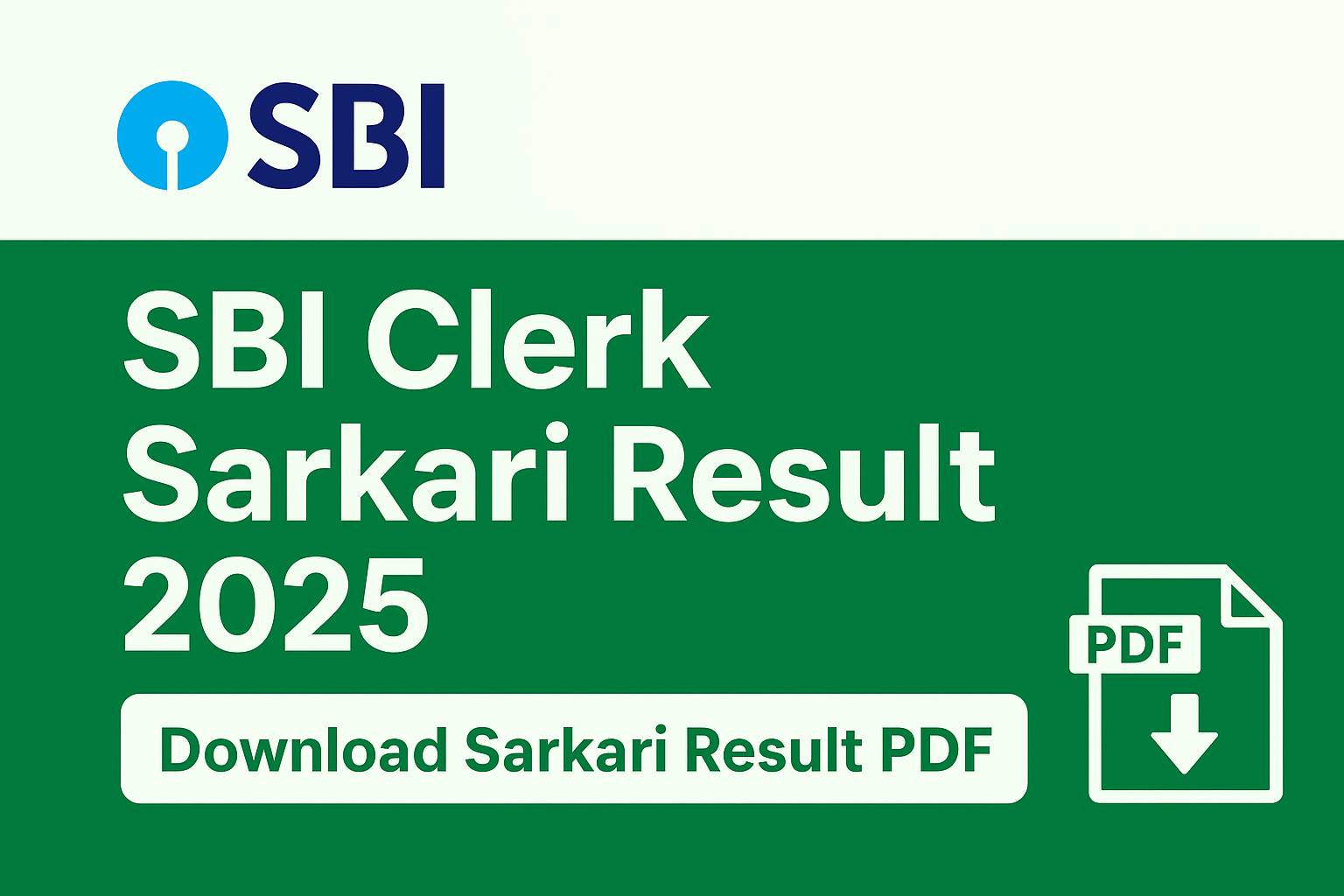 SBI Result 2025 बिहार